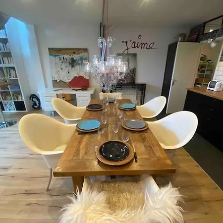 Holiday home Rare ! Loft Atypique Centre-ville Parking Jardin Reims